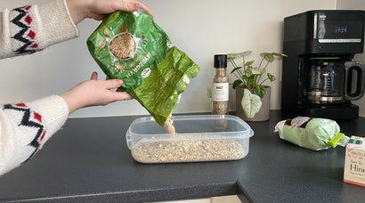 beskyt din mad mod melmøl og brug lufttætte beholdere