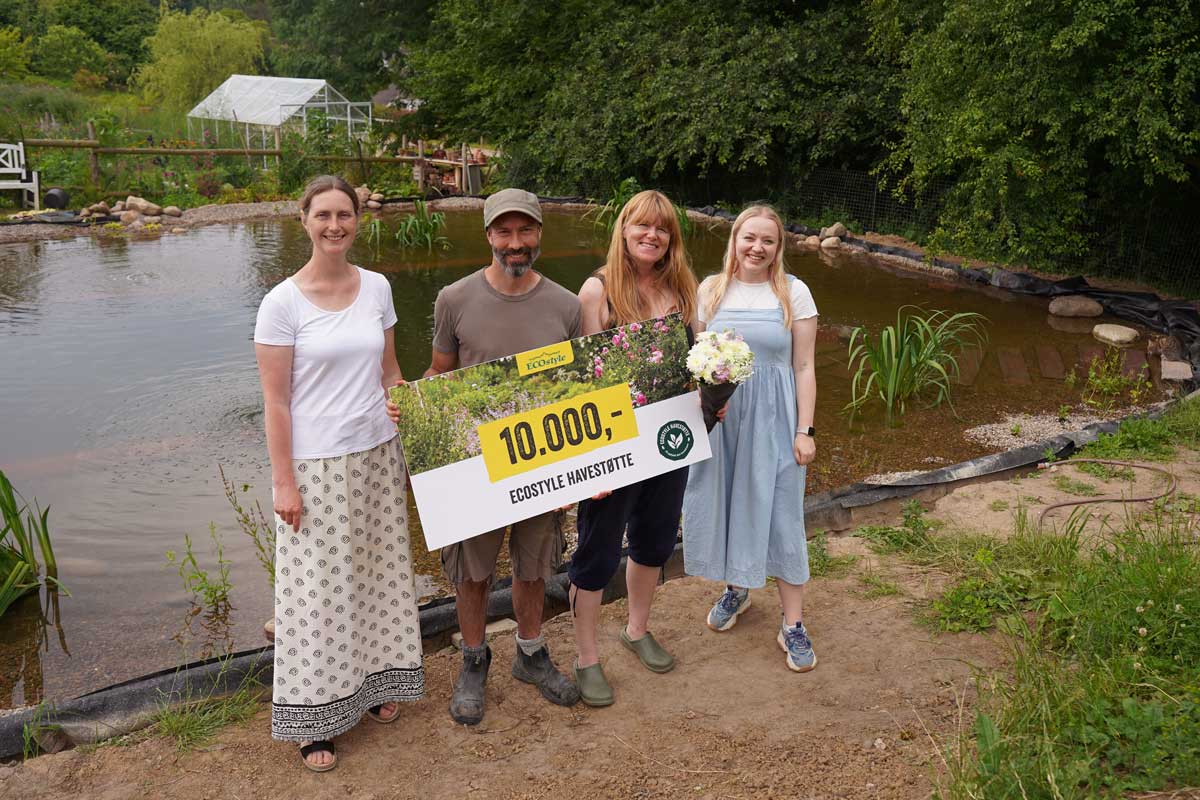 Fra havedrøm til naturlig svømmesø: Anna fik støtte fra ECOstyle