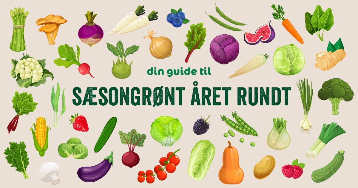 Spis efter sæsonen: Oversigt med årstidens frugt og grønt - ECOstyle