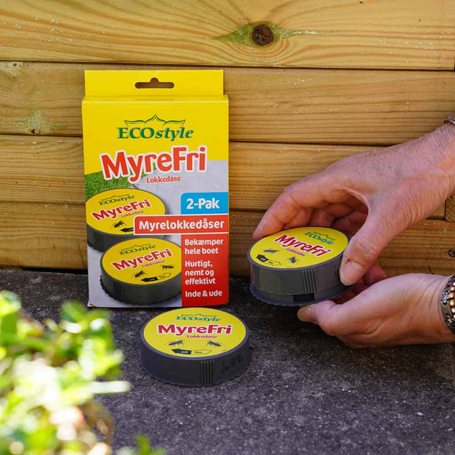 MyreFri Lokkedåse i plast med genluk
